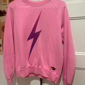 pink aviator nation sweatshirt
